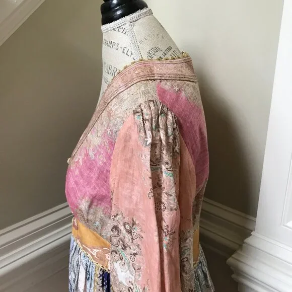 Zimmermann Pink and Blue Patterned Mini Dress - Picture 12 of 15